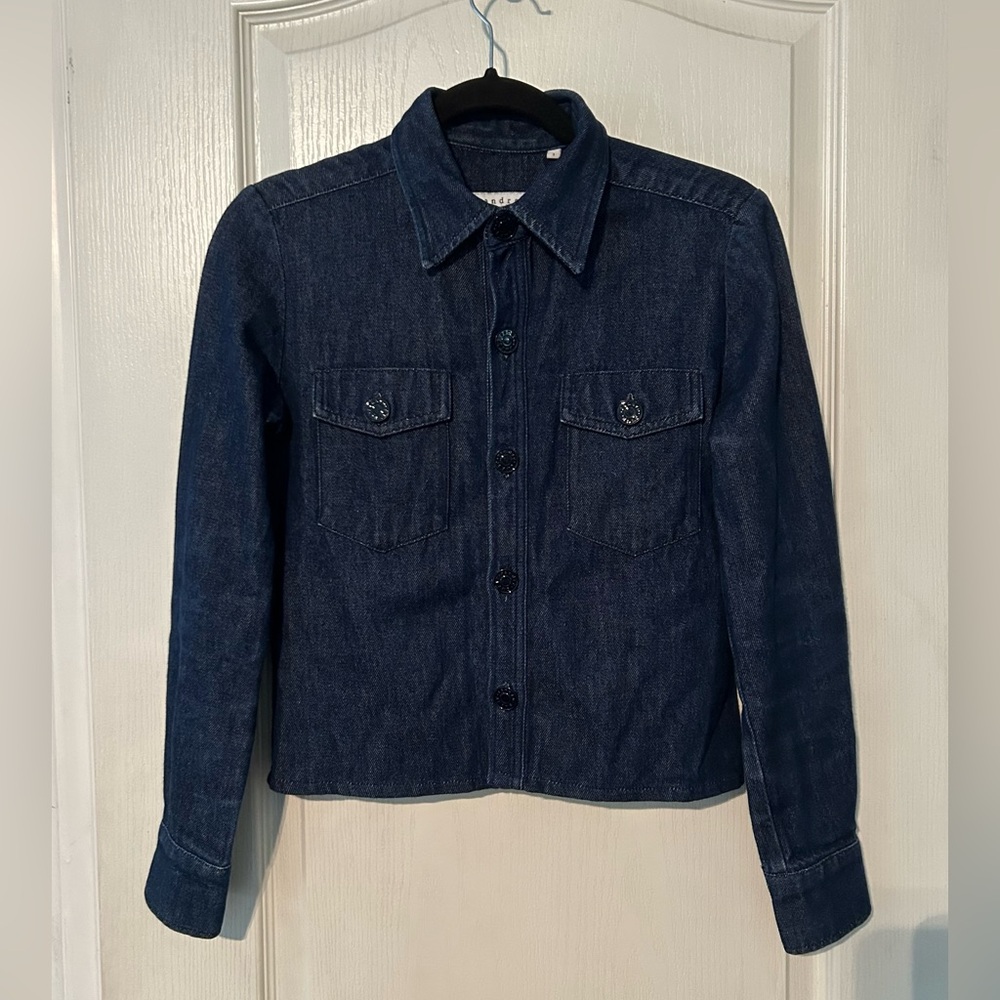 Sandro Paris Denim Jacket - Picture 1 of 8